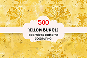 500 Yellow Seamless Patterns, a Pattern Graphic by PrintablesByFranklyn (Thumbnail 1 of 4)