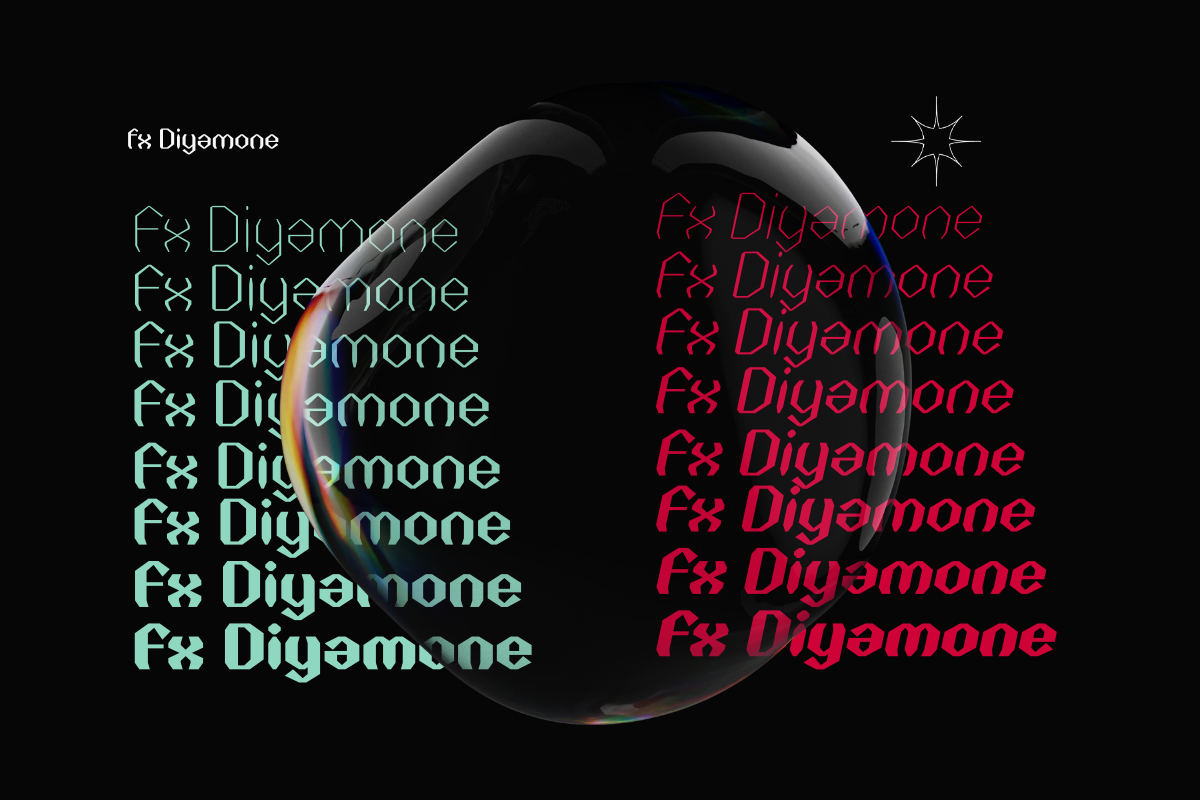 FX Diyamone - Display Family Font, a Sans Serif Font by Differentialtype (Photo 4 of 11)