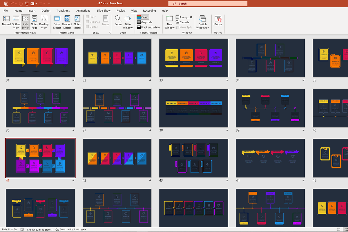 Motion Strategy PowerPoint Template, a Presentation Template by Infographics project (Photo 11 of 11)
