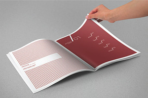 Turning Page Elegant Booklet Mockup, an Advertising Mockup by DesignRushMarket