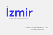 Izmir Font Family, a Sans Serif Font by Ahmet Altun (Thumbnail 1 of 7)