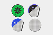 Sticker Mockup, a Merchandise Mockup by Unerispace (Thumbnail 2 of 3)