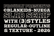 Nuega – Bold Slab Serif Font, a Slab Serif Font by Blankids Studio (Thumbnail 9 of 12)