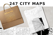 247 City Maps - Bundle, a Transportation Illustration by Cartorical (Thumbnail 1 of 7)
