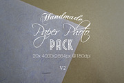 Handmade paper photo pack v2 containing photo texture, vintage design, and preview 3