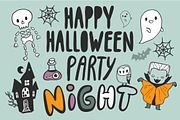 Happy Halloween cartoon cute pattern, a Pattern Graphic by kostolom3ooo (Thumbnail 2 of 5)