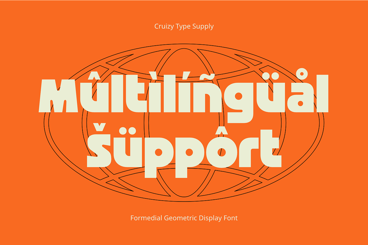FORMEDIAL - Retro Geometric Display, a Sans Serif Font by Cruizy & Co (Photo 11 of 11)
