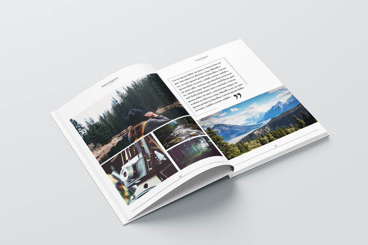 Natural Magazine, a Magazine Template by obidullah_01 (Photo 14 of 14)