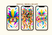 Brazilian Carnival – 100 PNG Clipart, an Object Illustration by MarisoArt (Thumbnail 9 of 9)