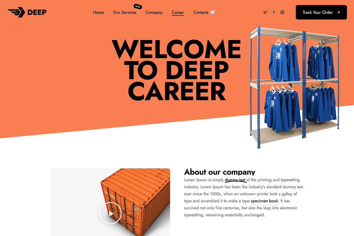 Deep - Elementor WordPress Theme, a Templates & Theme by WordPressTheme (Photo 4 of 5)