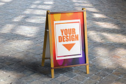 Sandwich Frame Mockup, a Product Mockup by Mockupfit (Thumbnail 3 of 3)