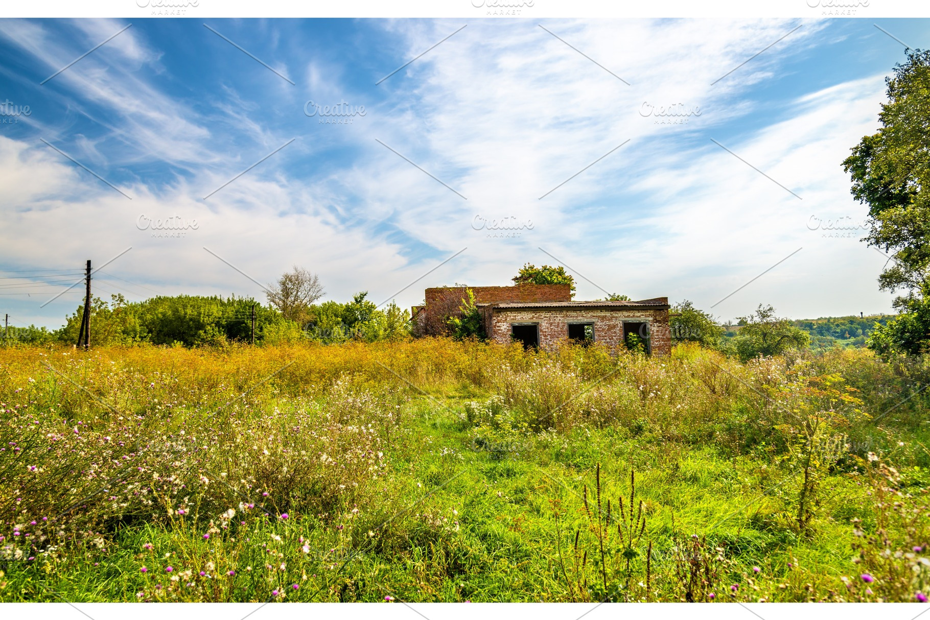 Abandoned rural house of culture in kursk region russia featuring house, an Architecture Photo by Leonid Andronov