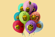Cartoon bumblebees characters, an Illustration by Red_cat (Thumbnail 3 of 10)