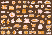 Retro Stickers Surfing Summer Vibes, an Object Graphic by Ayya Studio (Thumbnail 9 of 15)