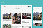 Website with Blog Figma UI Template, an UI Kit Template by danielsantinhos (Thumbnail 8 of 9)