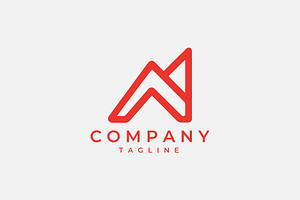 Abstract Letter AN Monogram Logo, a Branding & Logo Template by Vectorium Studio