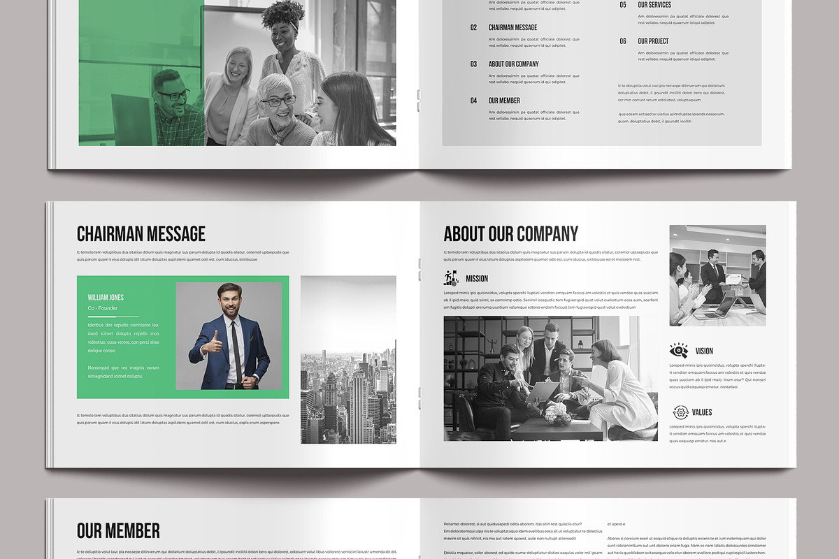 Creative Brochure Landscape Template, a Brochure Template by MightyDesign (Photo 5 of 9)
