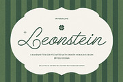 ED Leonstein - handwritten script, a Handwritten Font by Emyself Design (Thumbnail 1 of 10)