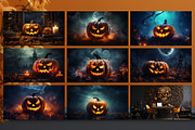 29 Halloween background., a Decorative Illustration by KENO Mascots (Thumbnail 2 of 5)