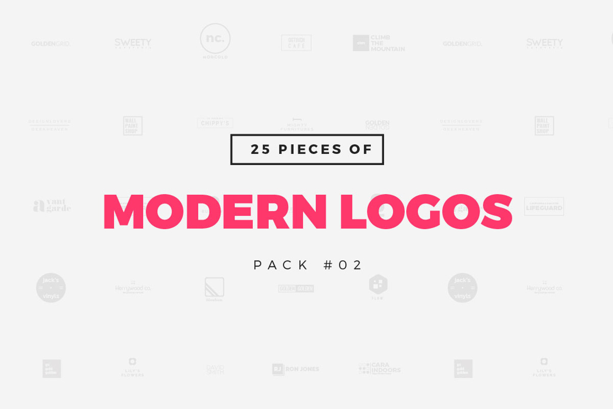 [Pack 02] 25 Modern Logo Templates, a Branding & Logo Template by Mats-Peter Forss (Photo 1 of 2)