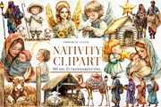 Nativity Clipart, an Illustration by Designworld (Thumbnail 1 of 6)
