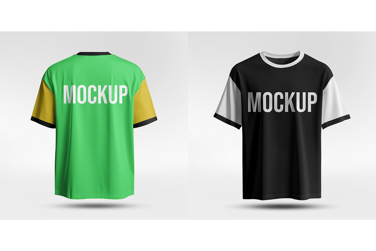Drop Shoulder T-Shirt Mockup Set, a Mockup by Northfrom (Photo 4 of 7)