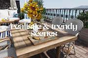 SUMMER | Mediterranean Frame Mockups, a Household Mockup by SoleilHomeMockups (Thumbnail 6 of 10)