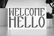 Challio Futuristic Display Font, a Sans Serif Font by Maulana Creative (Thumbnail 5 of 7)