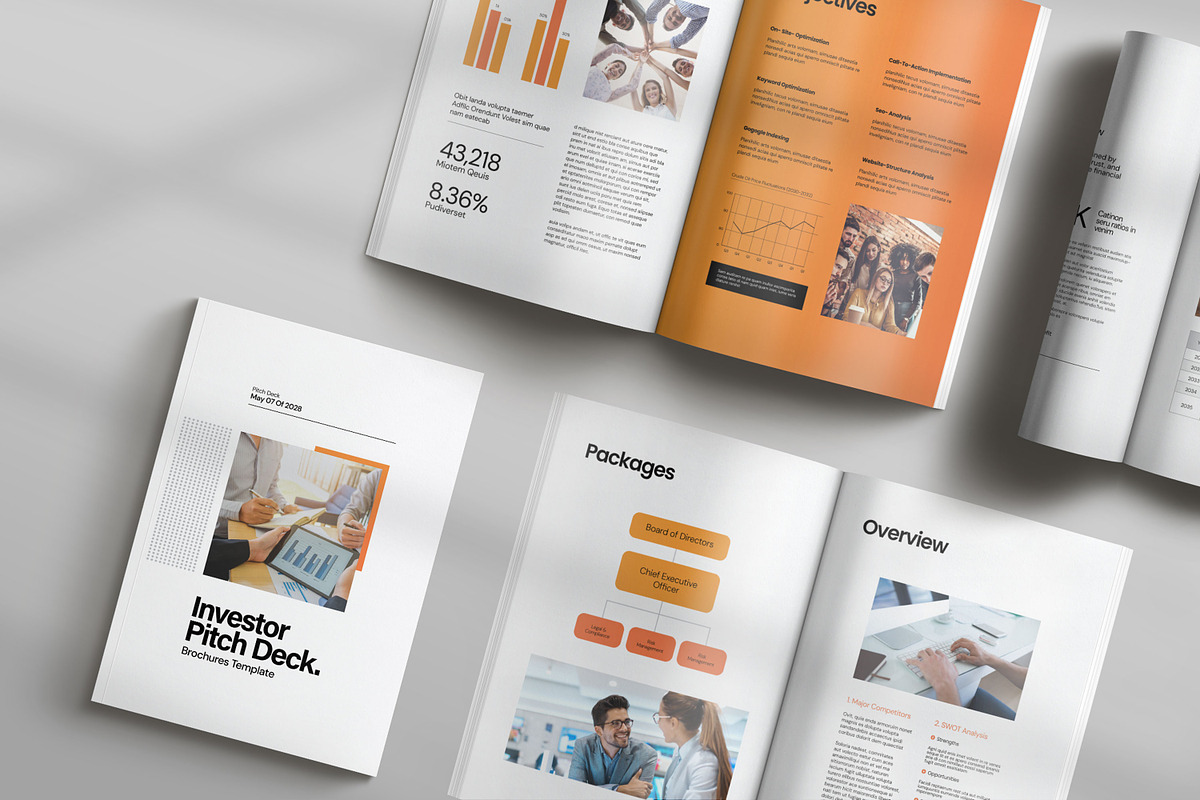 Investor Pitch Deck Template, a Brochure Template by Creatiya Type (Photo 3 of 7)