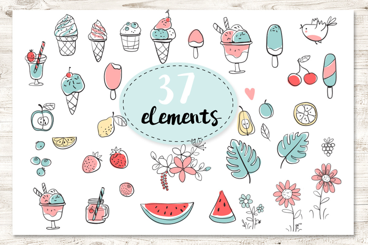 Sweet summer, a Food Illustration by Natalia Skripko (Photo 4 of 5)