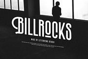 Billrocks - Sans serif Display Font, a Sans Serif Font by Letterhend Studio (Thumbnail 1 of 9)