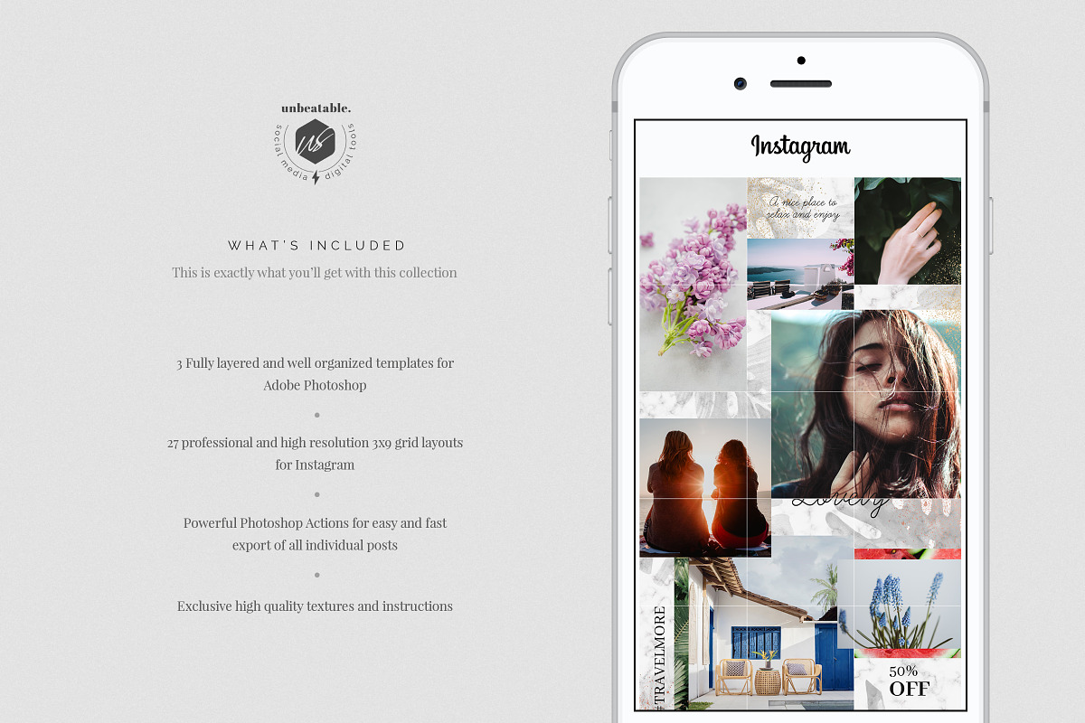 Samora Instagram Posts Layout, a Social Media Template by The Iconic (Photo 3 of 7)
