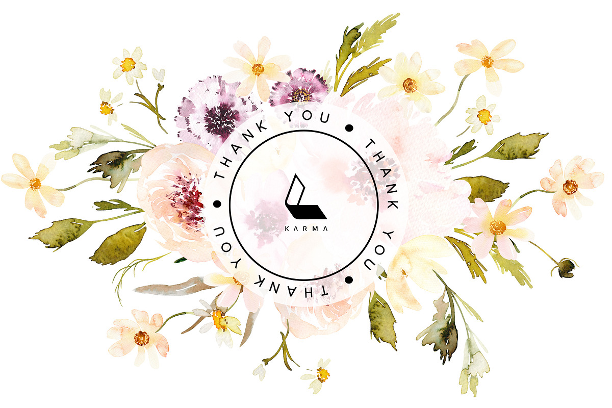 Flora | Watercolor Flower Collection, an Illustration by Karma (Photo 26 of 26)