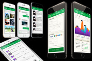 Shop & Social iOS App UI kit-2, an UI Kit Template by Imagine Design Studio (Thumbnail 2 of 2)