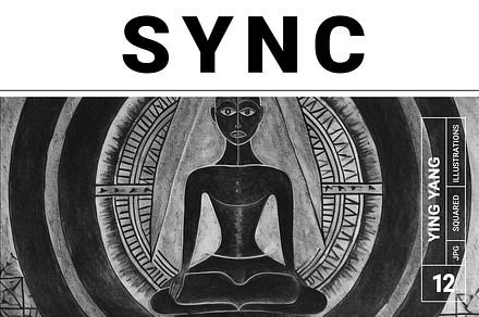 Sync Collection · Ying Yang Balance, a Decorative Illustration by milatovar