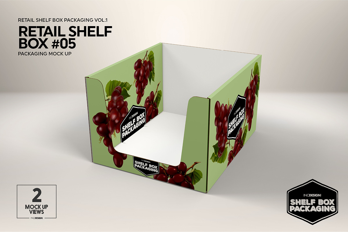 Retail Shelf Box 05 Packaging Mockup, a Packaging Mockup by INCDesign (Photo 4 of 5)