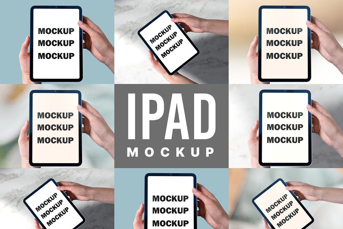 Ipad Mockup 01 PSD Multi Angle, an iPad Mockup by Graphicuss (Photo 1 of 10)
