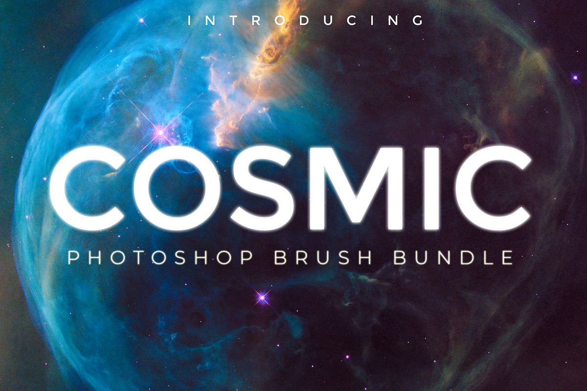 Cosmic Photoshop Brush Bundle, a Brush Add-On by Dene Studios (Photo 1 of 32)