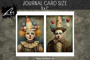 Surreal Clown, Whimsical Portraits