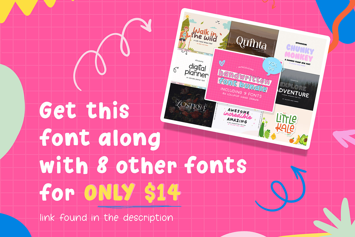 Lost Love Serif Font, a Serif Font by Lollipop Hand Drawn (Photo 8 of 9)