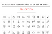 Hand drawn sketch vector icons, an Icon by Visual Generation (Thumbnail 5 of 16)