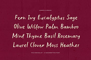The Minimalist | Handwritten Font, a Handwritten Font by type peace (Thumbnail 8 of 17)
