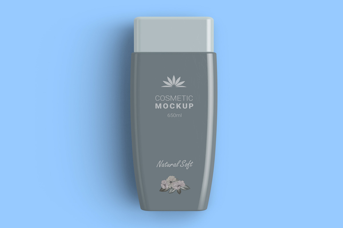 Shampoo Gel Soap Bottle Mockup, a Cups & Container Mockup by Digitalphaser (Photo 5 of 5)