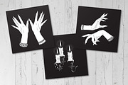 Tarot Aces Hand Drawn Vector Arts, a Decorative Illustration by Croisy (Thumbnail 3 of 3)