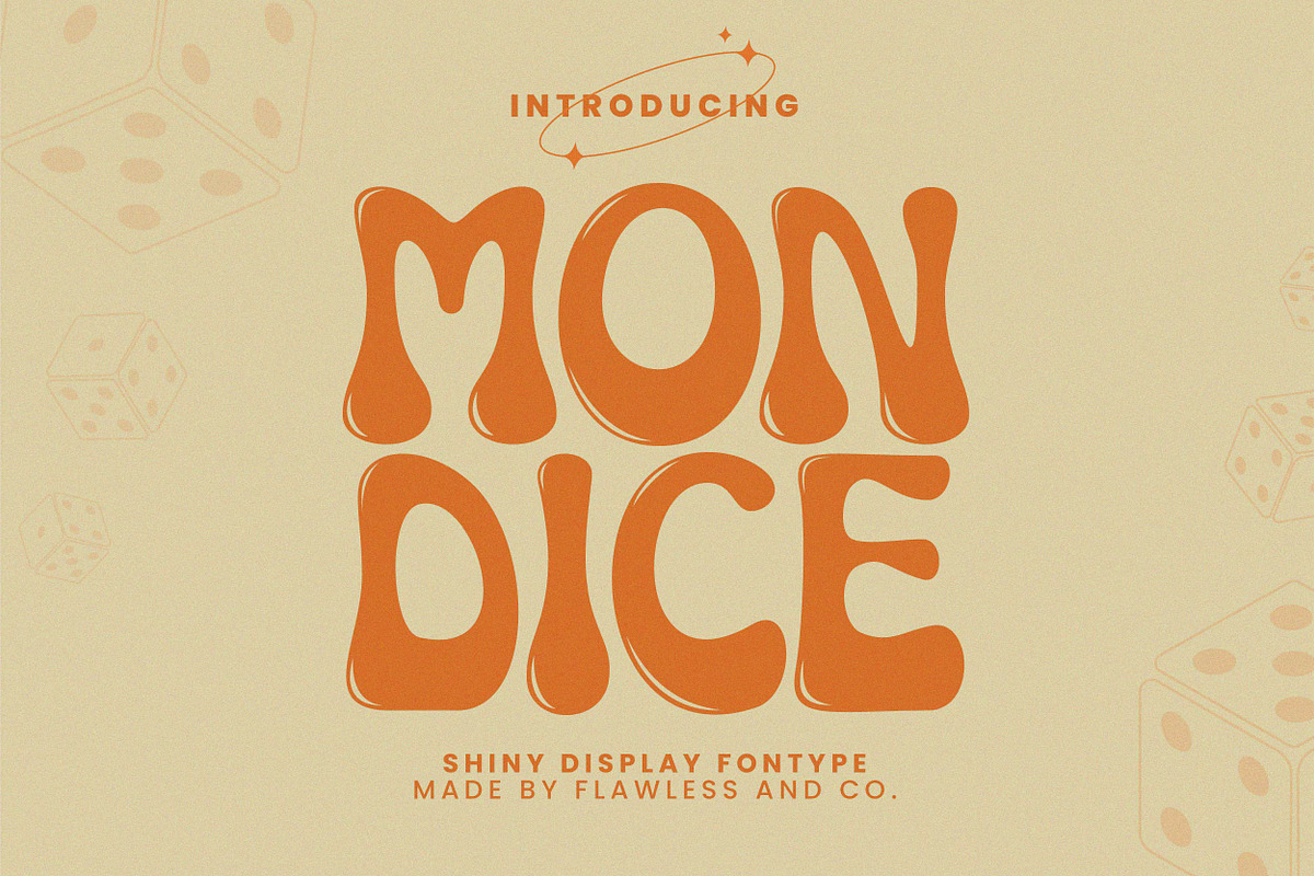 Mondice, a Symbol Font by Flawless And Co (Photo 1 of 10)
