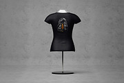 Female T-Shirt Mannequin Mock-Up, an Advertising Mockup by MassDream (Thumbnail 2 of 12)