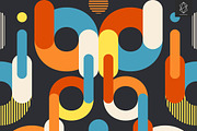 Geometric brevity seamless patterns, a Pattern Graphic by Yury Velikanov (Thumbnail 8 of 11)