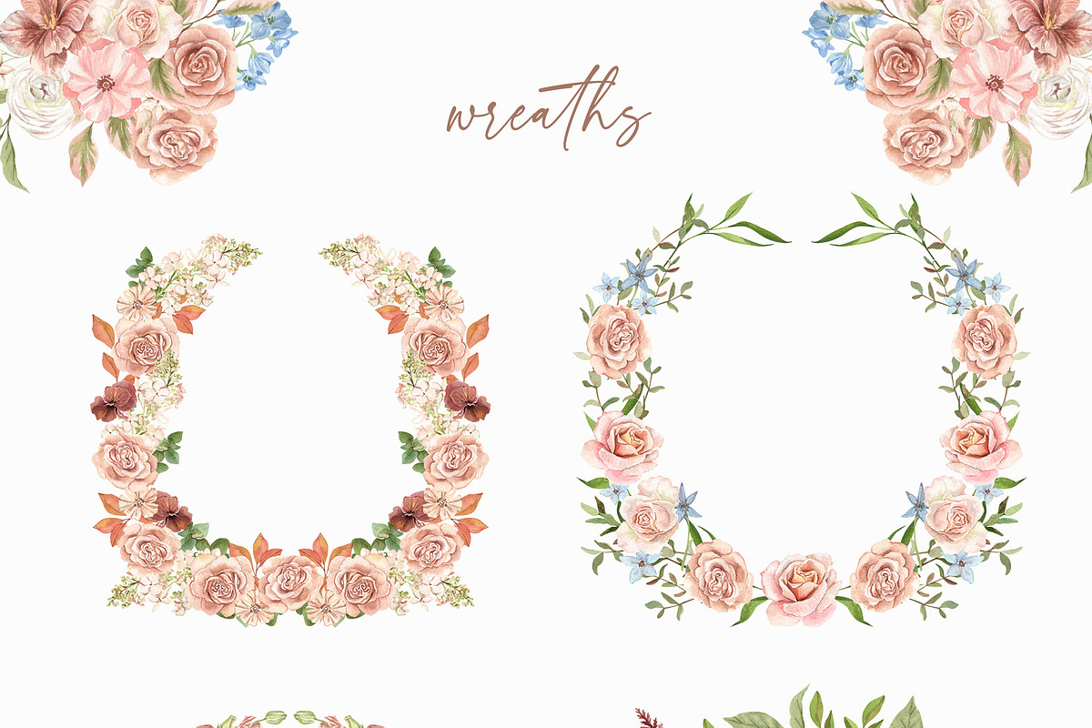 Mocha Mousse Flowers Pantone 2025, a Decorative Illustration by Catch the Dream Art (Photo 14 of 17)