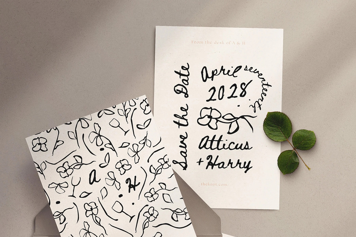 Wedding template bundle XL - Atticus, a Stationery Template by SydneyResnik (Photo 4 of 10)