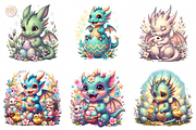 Cute Dragon PNG Clipart Baby., an Animal Illustration by KennedyStudio (Thumbnail 3 of 5)